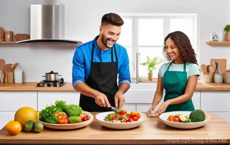 식품위생관리사 필기시험 대비 플래너 - **Prompt 2: Professional Food Safety Inspection in a Clean Facility**
    "A modern and impeccably c...