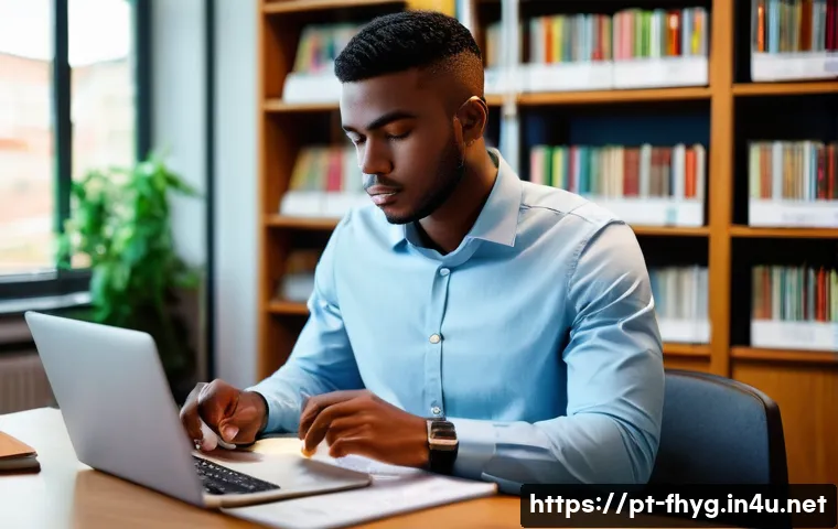 식품위생관리사 시험 준비 시간 관리법 - **Prompt 1: Dedicated Study for Food Safety Certification**
    "A diverse young adult, wearing a co...