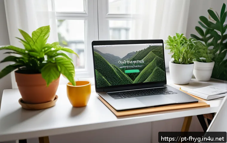 식품위생관리사 온라인 스터디 운영법 - A modern, well-organized home study space designed for a professional in food safety, featuring a cl...